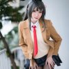 [cosplay]瓜希酱 – 樱岛麻衣 校服